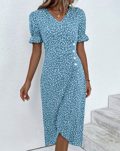 Gloria – Vestido floral con encanto vintage
