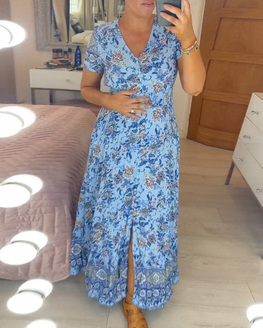 Hailee – Vestido Maxi Floral