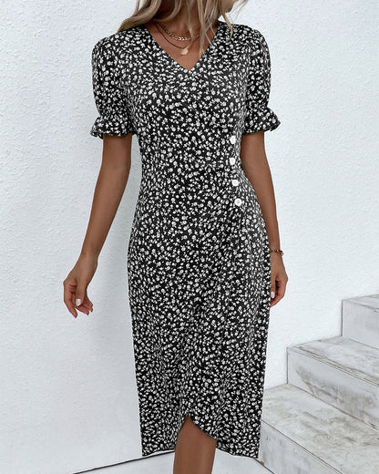 Gloria – Vestido floral con encanto vintage