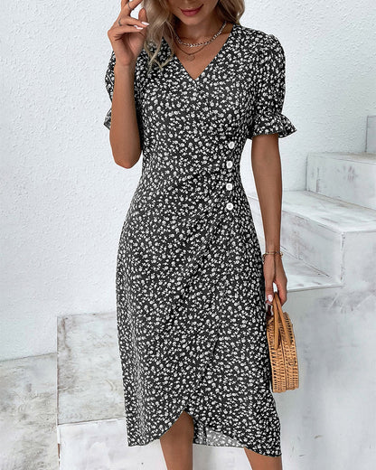 Gloria – Vestido floral con encanto vintage