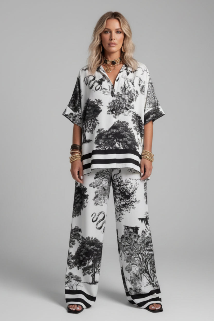 CONJUNTO SERENZA PRINT | ESTILO SIN ESFUERZO