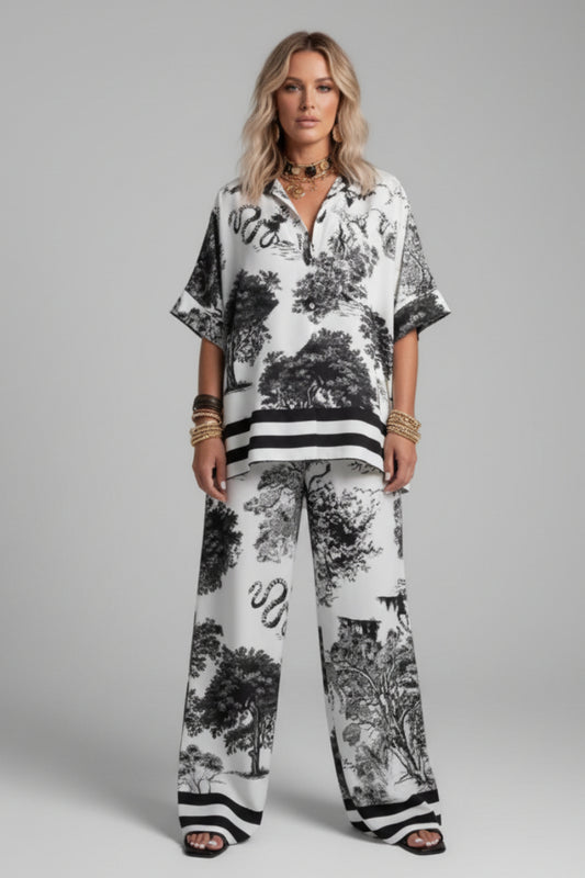 CONJUNTO SERENZA PRINT | ESTILO SIN ESFUERZO