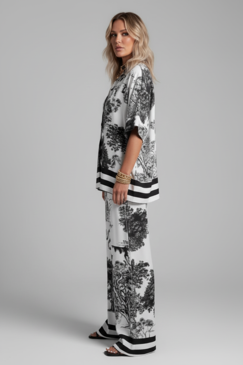 CONJUNTO SERENZA PRINT | ESTILO SIN ESFUERZO