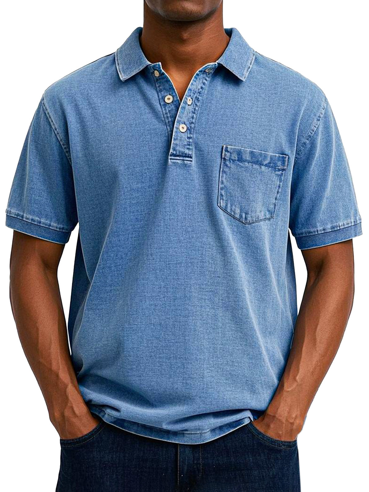 William – Polo Casual con Estilo Vintage para Hombre