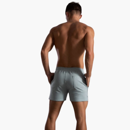 Shorts de Rayas con Cordón – Para Hombre con Estilo de Verano