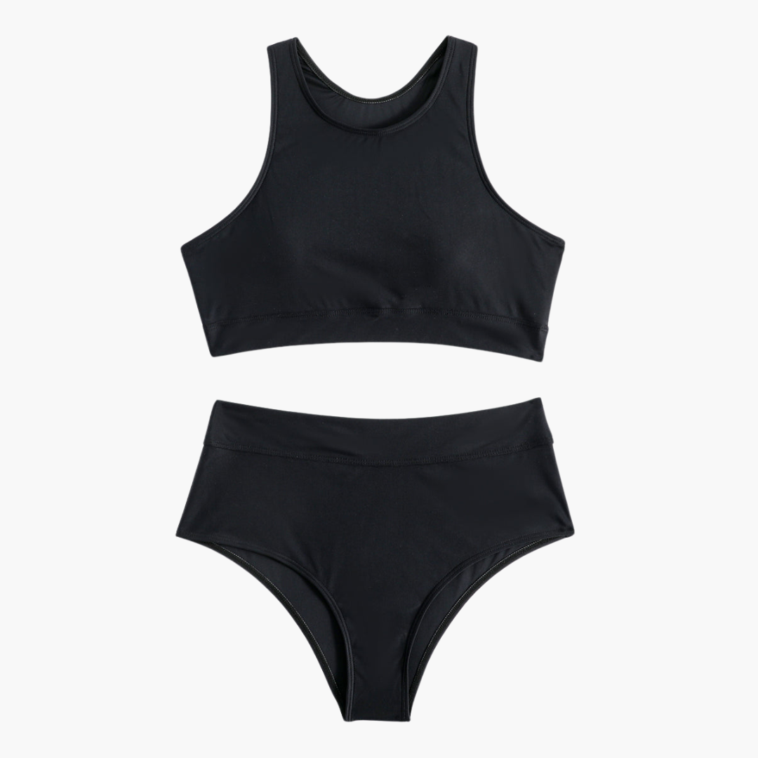 Nova – Bikini deportivo tipo bustier para natación y entrenamiento