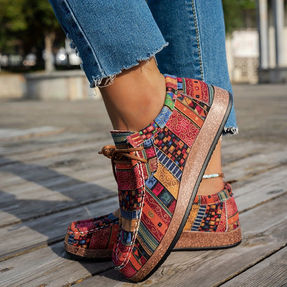 ZAPATOS ESTAMPADO PATCHWORK