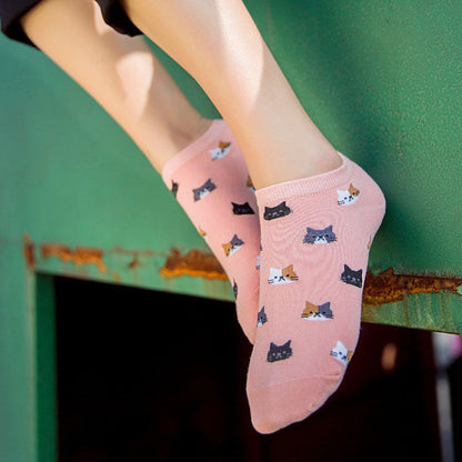 Tiny Cat™ – Pack de 5 calcetines tobilleros