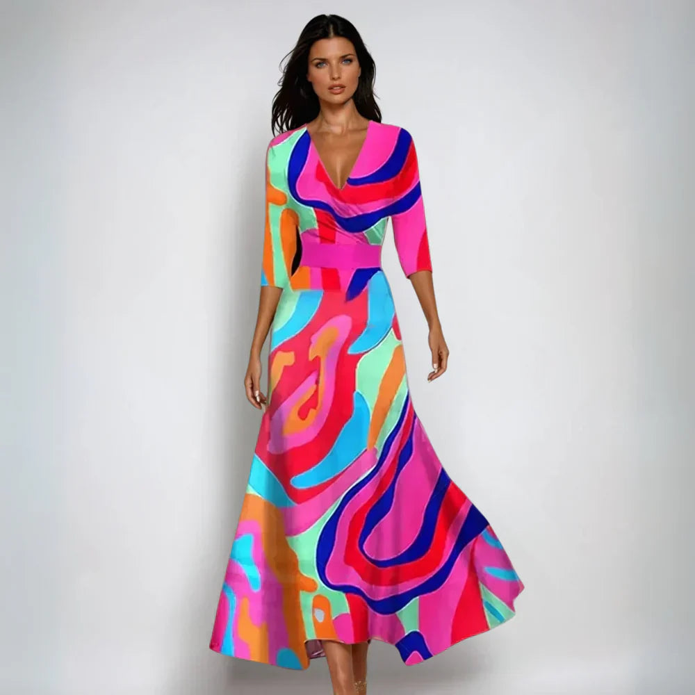 EMILY – VESTIDO LARGO ELEGANTE