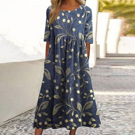 Kharen – Vestido Midi Floral