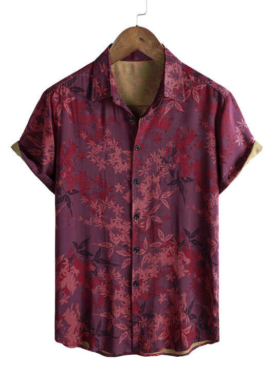 Makoa – Camisa hawaiana floral ideal para vacaciones y playa