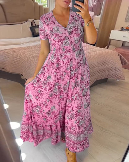 Hailee – Vestido Maxi Floral