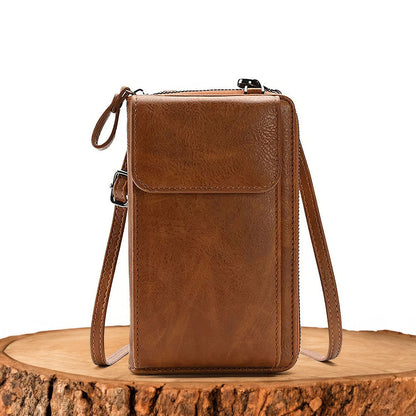 MINI BOLSO EN PIEL NATURAL