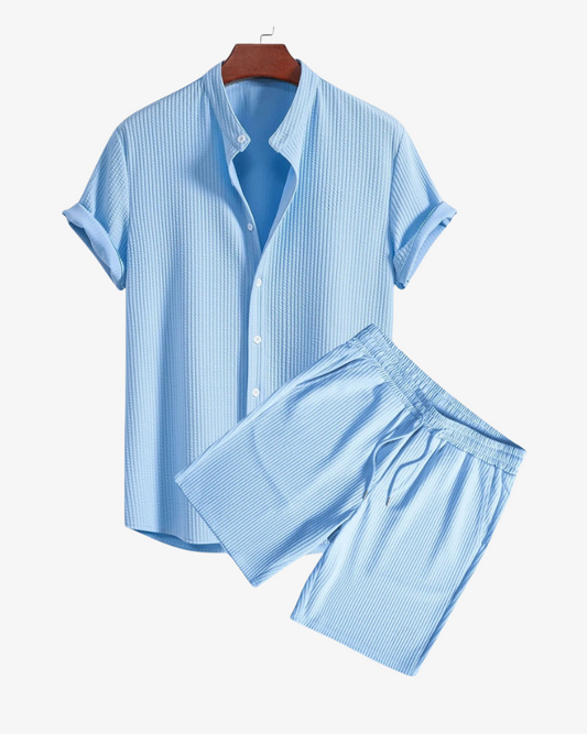 Edwin Conjunto de Verano Exclusivo – Camisa + Pantalón Corto