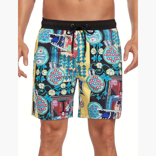 Shorts de Verano con Cordón – Moda Masculina para Días Calurosos