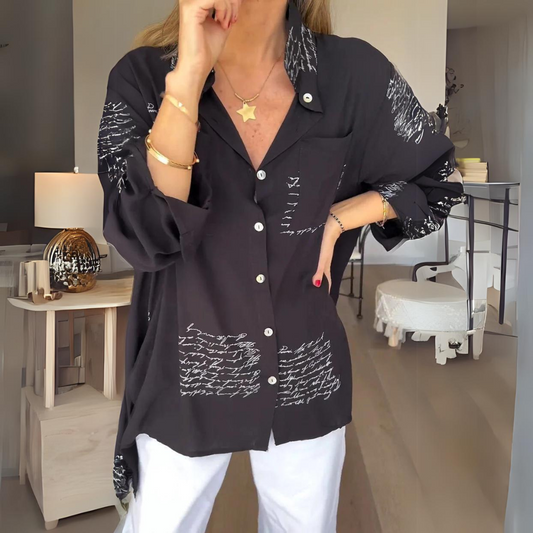 CAMISA LARGA CON BOTONES  n.407153