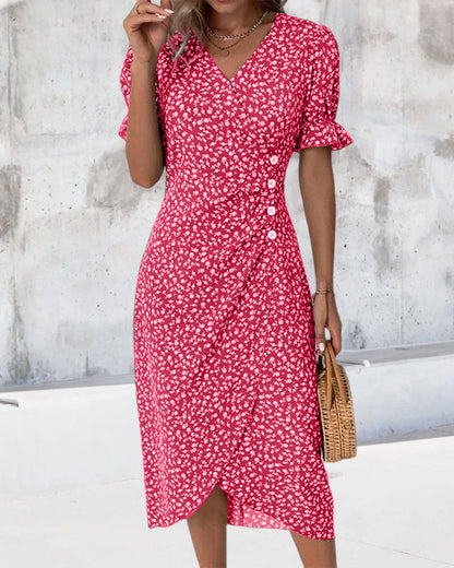 Gloria – Vestido floral con encanto vintage