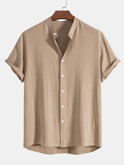 Leo – Conjunto Casual con Polo y Pantalón de Lino para Hombre