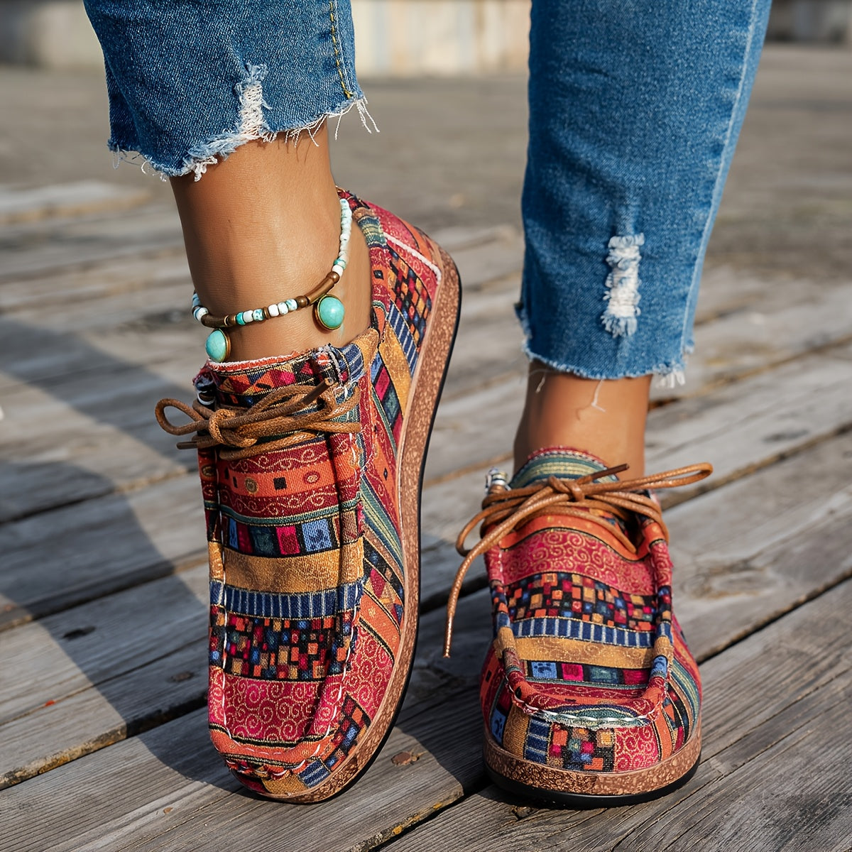 ZAPATOS ESTAMPADO PATCHWORK