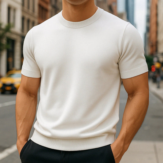 Théo – Camiseta Entallada de Lana Merino