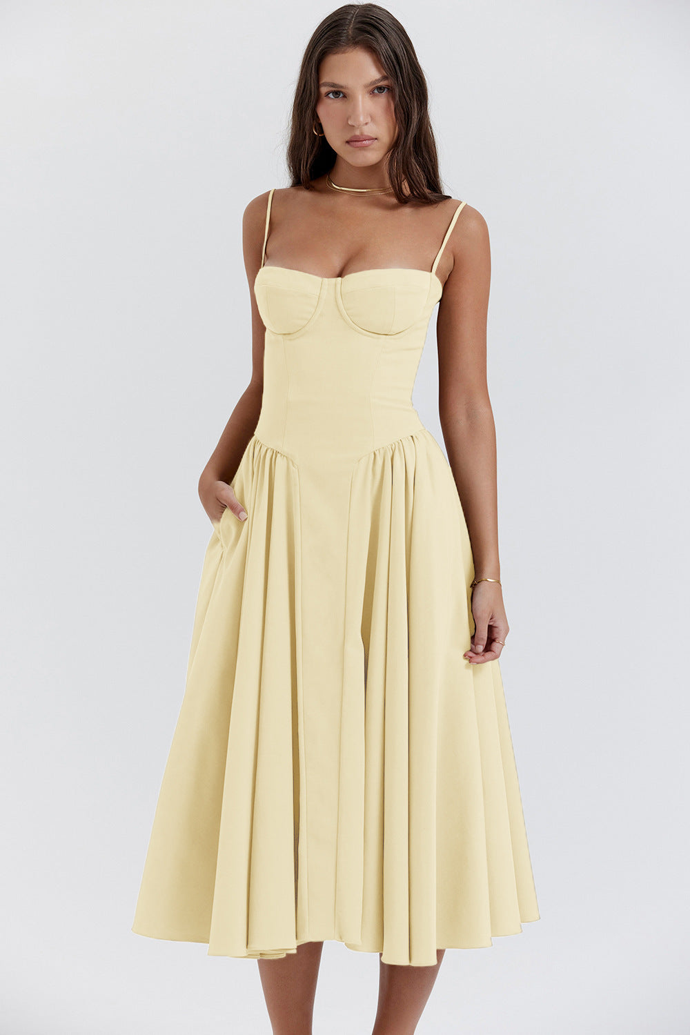 ORIUS– VESTIDO MIDI RETRO