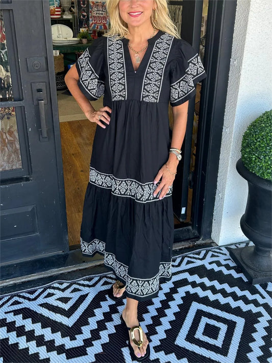 Nancy – Vestido boho maxi imprescindible