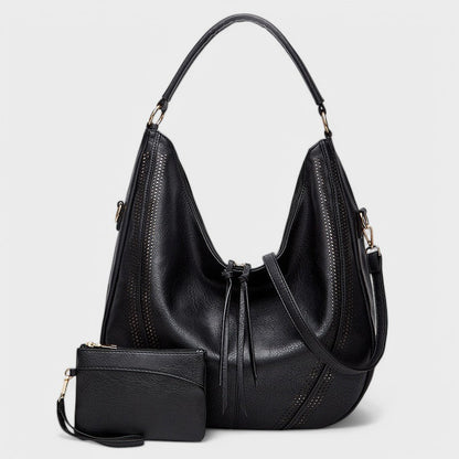 Alessia™ | Borsa Hobo Boho con Portafoglio