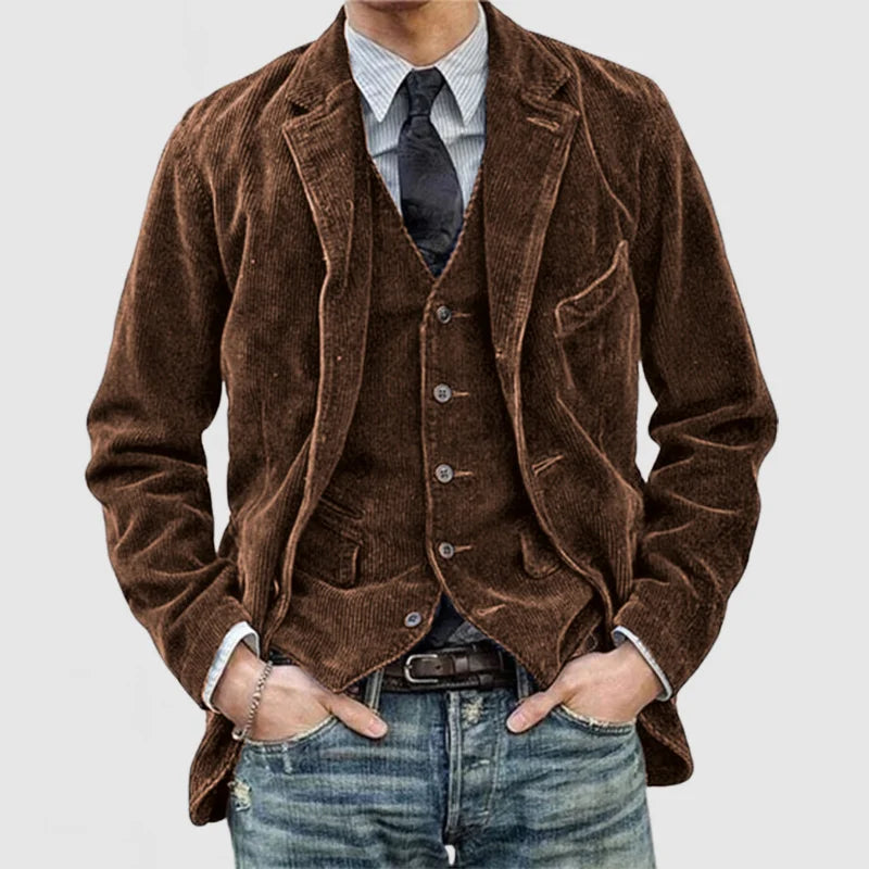 CHAQUETA + CHALECO VINTAGE n.67104