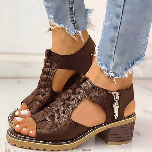 Scarlett – Sandalias clásicas de cuero