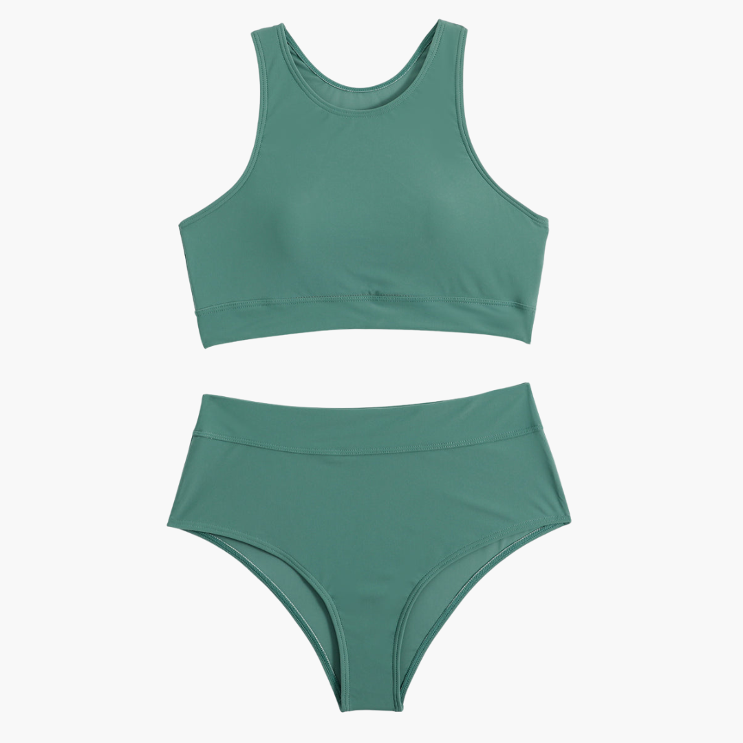 Nova – Bikini deportivo tipo bustier para natación y entrenamiento