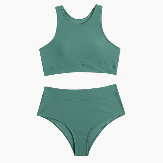 Nova – Bikini deportivo tipo bustier para natación y entrenamiento