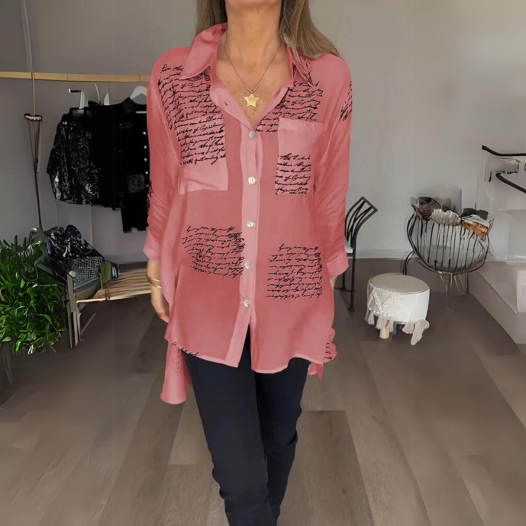 CAMISA LARGA CON BOTONES  n.407153