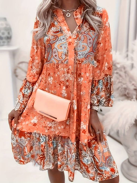 Kimberly – Vestido Boho Floral para la Playa