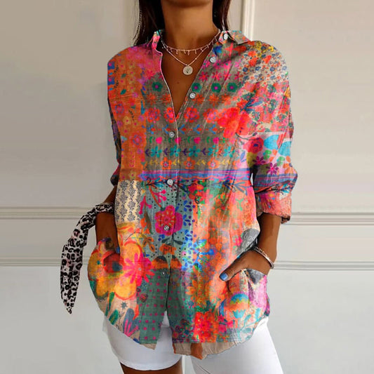 Joan – Blusa floral vintage