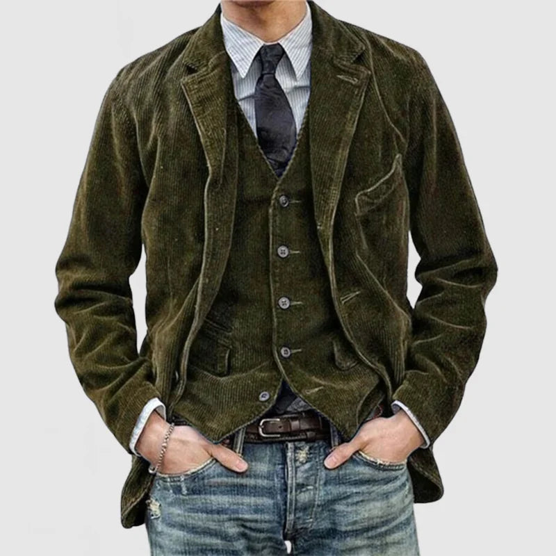 CHAQUETA + CHALECO VINTAGE n.67104