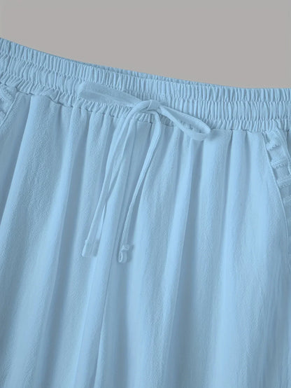 Clara – Pantalones Cropped con Ribete en Contraste