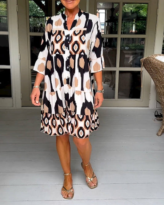 Laura – Vestido estampado con estilo