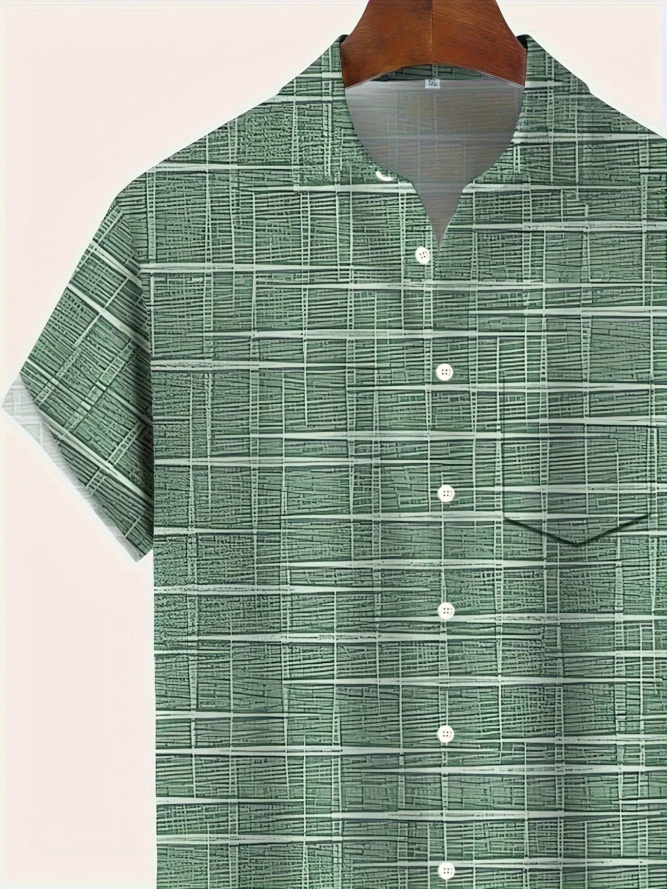 Gael – Camisa de Rayas a Cuadros de Estilo Moderno