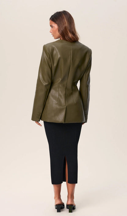 BLAZER DE CUERO VEGANO