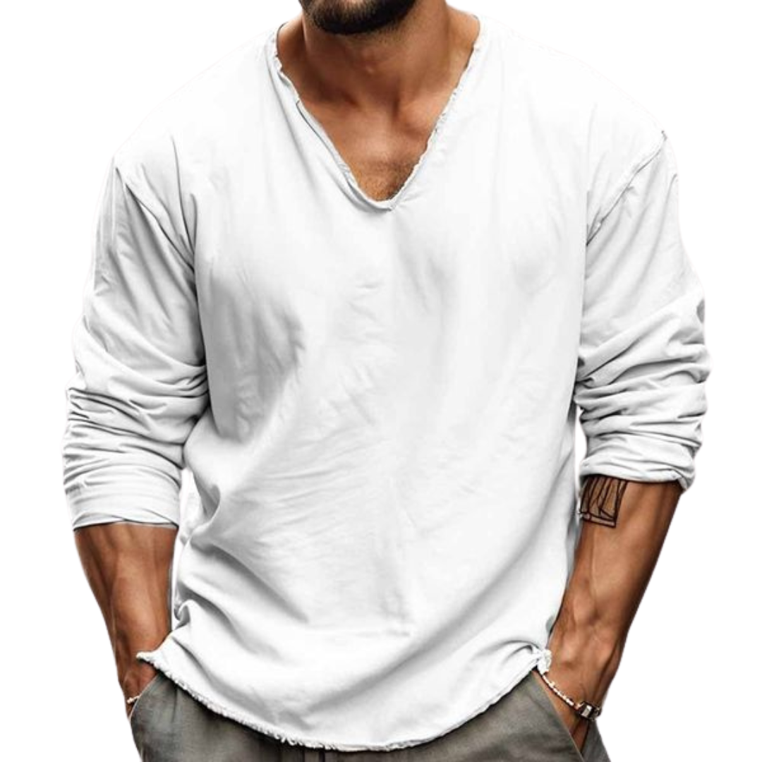 Frank – Camisa de algodón con estilo casual y elegante