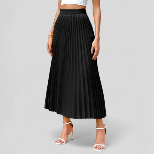 FALDA MIDI PLISADA n.06329