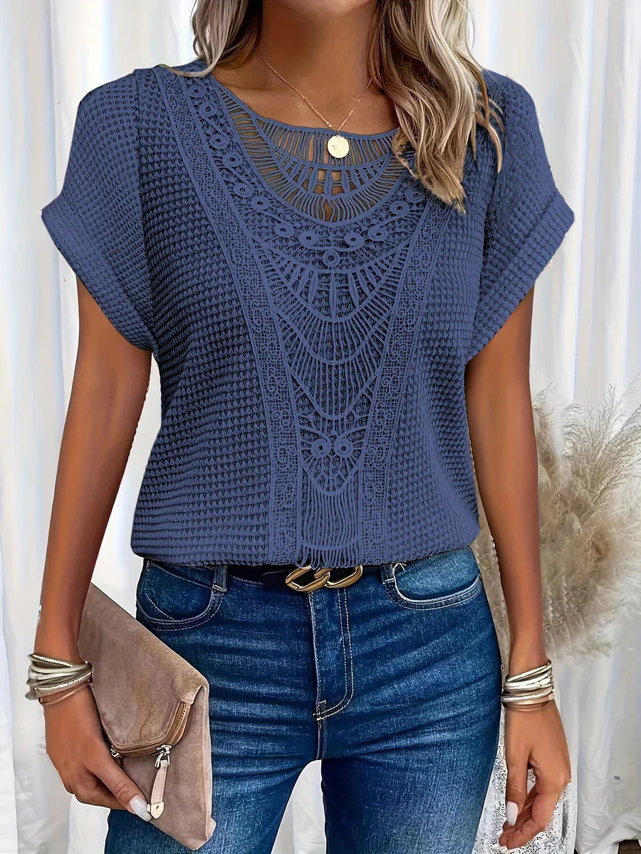 Ezra – Blusa estilo boho con elegancia sin esfuerzo