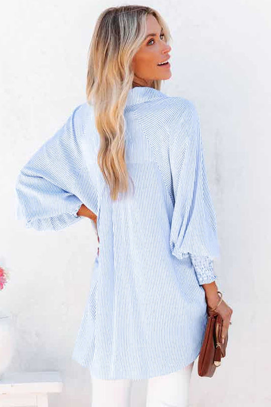 CAMISA OVERSIZE DE RAYAS n.624981