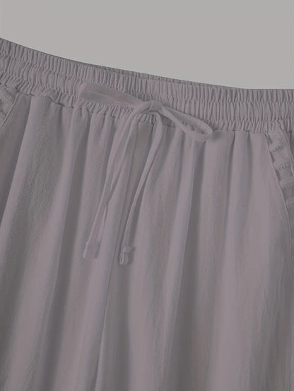 Clara – Pantalones Cropped con Ribete en Contraste