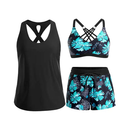TANKINI DEPORTIVO TROPICAL NEREA