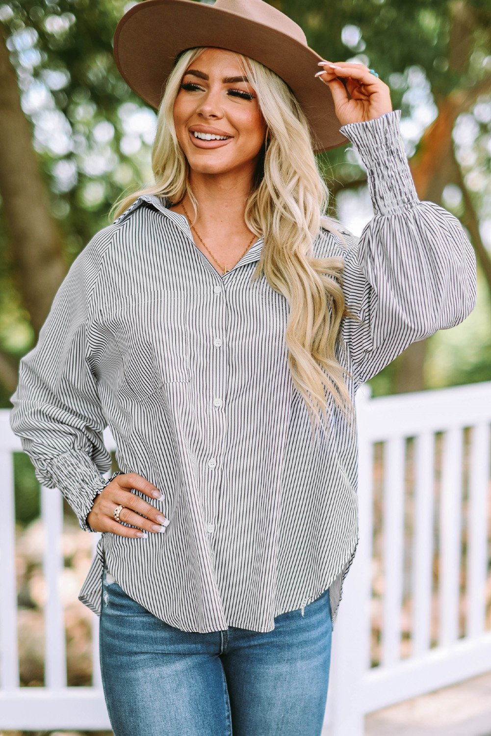 CAMISA OVERSIZE DE RAYAS n.624981