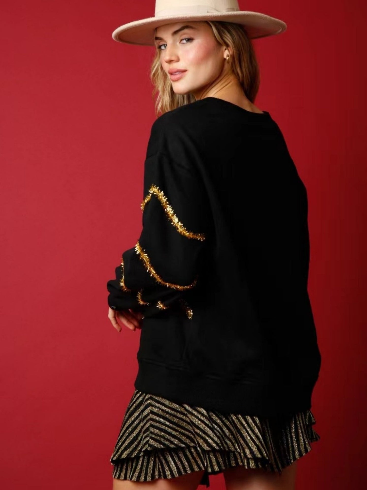 JERSEY ÁRBOL DE LENTEJUELAS