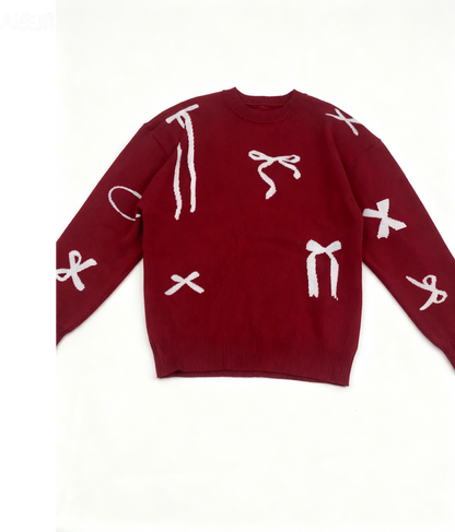 SUDADERA BOW FOR CHRISTMAS