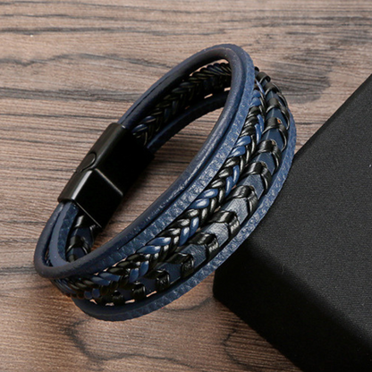 Brazalete Ragnar | Pulsera de Cuero Trenzado