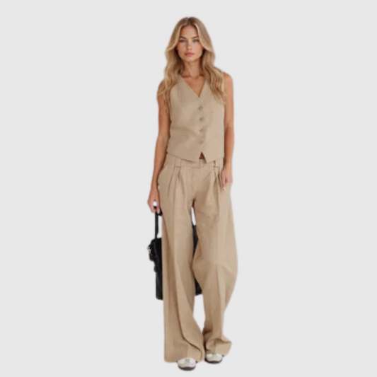 Anita – Conjunto casual de lino